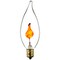 Sylvania 3w CA8 Flicker Glow E12 Candelabra Base Light Bulb